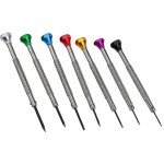 Color-Coded Precision Screwdriver Set for Watch Repair