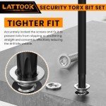 LATTOOK 13PC Tamper-Proof Torx Bit Set