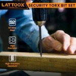 LATTOOK 13PC Tamper-Proof Torx Bit Set