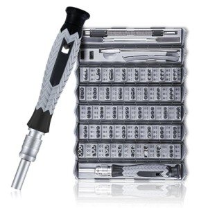 Precision Mini Screwdriver Set with 120 Magnetic Bits