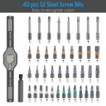 42-in-1 Ratchet Screwdriver Kit with Magnetic Bits