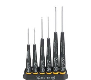 Wiha Precision ESD Screwdriver Set - 6 Pieces