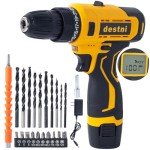 12V Cordless Drill Set with Battery and Charger