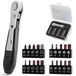Mini Ratchet and Right Angle Screwdriver Set