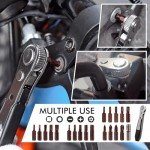 Mini Ratchet and Right Angle Screwdriver Set