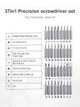 37-in-1 Precision Screwdriver Set for Repairs