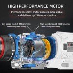 21V Cordless Brushless Drill Set with Battery