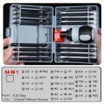 34-in-1 Ratcheting Mini Screwdriver Set
