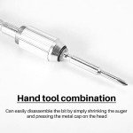 Joasaca 260MM Ratchet Screwdriver with Bits