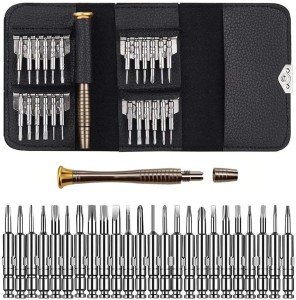 25-in-1 Precision Mini Screwdriver Set with Case
