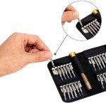 25-in-1 Precision Mini Screwdriver Set with Case