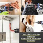 21V Cordless Brushless Drill Set with Battery