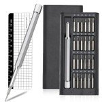 25-in-1 Mini Screwdriver Tool Kit with Case