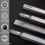 25-in-1 Mini Screwdriver Tool Kit with Case