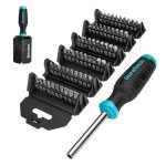 DURATECH Multi-Function Screwdriver Set with 60 Bits