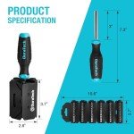 DURATECH Multi-Function Screwdriver Set with 60 Bits