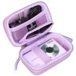 Hard Storage Case for Canon & Sony Cameras - Purple