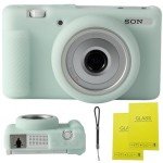 Sony ZV-1 Soft Silicone Camera Case (Light Green)