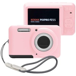 Pink Soft Silicone Case for KODAK PIXPRO FZ55