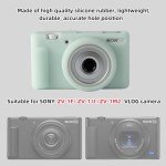 Sony ZV-1 Soft Silicone Camera Case (Light Green)
