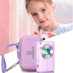 Hard Storage Case for Canon & Sony Cameras - Purple