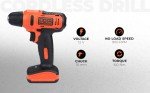 BLACK+DECKER 12V Cordless Variable Speed Drill