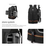 JINNUOLANG Waterproof DSLR Camera Sling Bag