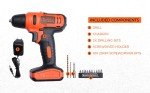 BLACK+DECKER 12V Cordless Variable Speed Drill