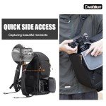 Multifunctional Waterproof Camera Backpack with Tripod Holder