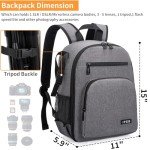 IPEB Waterproof Camera Backpack for DSLR/SLR