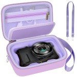 Purple Camera Case for Canon PowerShot G7X/SX740