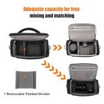 Waterproof Camera Bag with Tripod Holder – Black