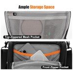 Waterproof Camera Bag with Tripod Holder – Black