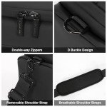 Waterproof Camera Bag with Tripod Holder – Black