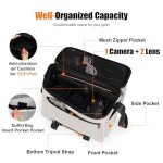 Compact Waterproof Camera Crossbody Bag for Travel