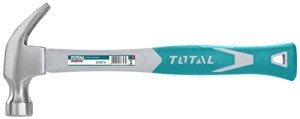 Total Tools Carpenter Hammer - 220g with Nail Puller
