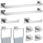 Brushed Nickel 10-Piece Bathroom Hardware Set