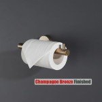 5-Piece Champagne Bronze Bathroom Hardware Set