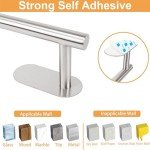 TocTen 6-Piece Stainless Steel Bathroom Towel Set