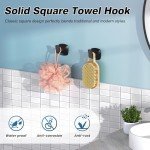 Matte Black 5-Piece Bathroom Hardware Set