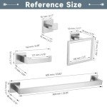 10-Piece Brushed Nickel Bathroom Hardware Set