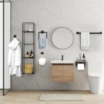 10-Piece Wall-Mounted Towel Bar Set