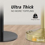 Hoimpro 17" Gold Free Standing Towel Rack