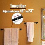 Matte Black 5-Piece Bathroom Accessories Set