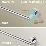 24-Inch Polished Chrome Towel Bar for Bathroom