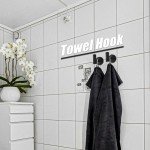 Matte Black 5-Piece Bathroom Accessories Set
