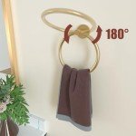 Brushed Gold 24-Inch Towel Bar Set