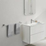 24-Inch Polished Chrome Towel Bar for Bathroom