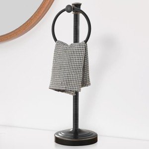 Hoimpro 17-Inch Free Standing Hand Towel Holder