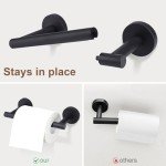 Matte Black 4-Piece Bathroom Hardware Set